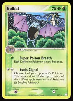 Golbat 43/113 - Pokemon Delta Species - Uncommon - LP - Image 1