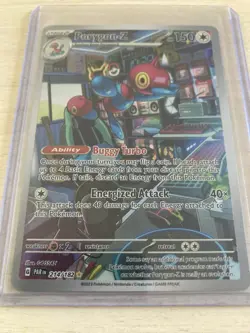 Pokemon Porygon-Z Holo 214/182 Sv04: Paradox Rift Illustration Rare - Image 1