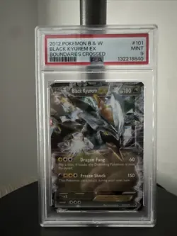 2012 Pokemon Black & White Boundaries Crossed Black Kyurem Ex #101 PSA 9 - Image 1