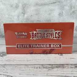 Pokemon Sword and Shield Battle Styles Elite Trainer Box Red Card Game Sealed! 820650808357 - Image 5