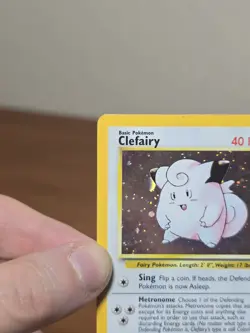Clefairy 6/130 Holo Rare Base Set 2 Pokemon Moderately Played - Image 3