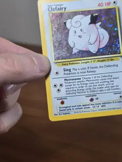 Clefairy 6/130 Holo Rare Base Set 2 Pokemon Moderately Played - Image 5