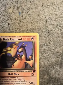 1st Edition Team Rocket Dark Charizard 21/82 Rare English NON HOLO - Image 4