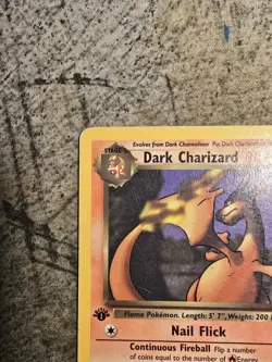 1st Edition Team Rocket Dark Charizard 21/82 Rare English NON HOLO - Image 5