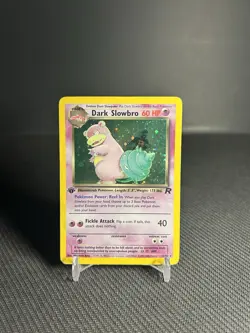 Pokemon TCG Dark Slowbro 12/82 1st Edition Team Rocket Holo HP - Image 1