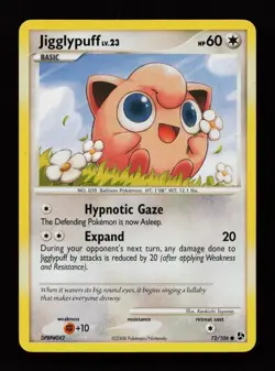 Jigglypuff 72/106 Common Great Encounters Pokemon Cards - Image 1