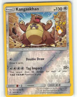 Kangaskhan 163/236 Holo Rare Unified Minds Pokemon LP Sakuma - Image 1