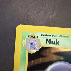 Muk 13/62 Holo Rare Fossil Set Vintage Pokemon TCG - NM - Image 4
