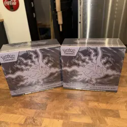2x Pitch Black Pokemon Center Elite Trainer Box Case (Exclusive) - ME05 - Image 1