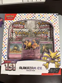 Pokemon Scarlet & Violet 151 Alakazam ex Collection Box Sealed No dents or tears - Image 1