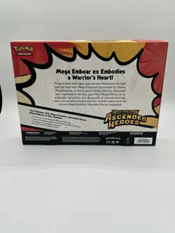 Pokemon TCG Mega Emboar EX Box Mega Evolution—Ascended Heroes English - Image 2
