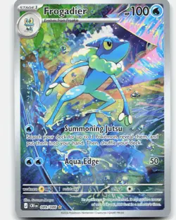 Frogadier 089/086 Holo Illustration Rare Chaos Rising Pokemon Near Mint - Image 1
