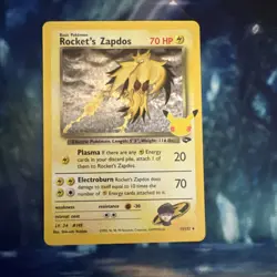 Pokemon TCG Rockets Zapdos Holo Classic Collection 15/132 Celebrations - Image 1