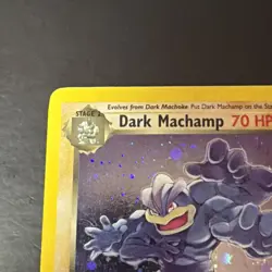 Pokemon TCG Team Rocket Dark Machamp (1st Edition) 10/82 Holo English - Image 3