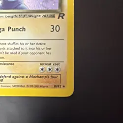 Pokemon TCG Team Rocket Dark Machamp (1st Edition) 10/82 Holo English - Image 5