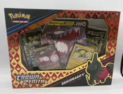 Pokemon Crown Zenith Regidrago V Collection Box Sealed 820650851834 - Image 1