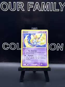 JIRACHI POKEMON CARD 021 BLACK STAR PROMO NON HOLO NEVER PLAYED MP - Image 1