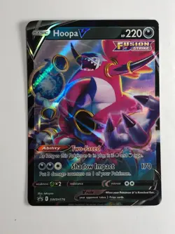 Pokemon TCG Promo SWSH176 Hoopa V Near Mint - Image 1