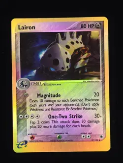 Lairon 37/109 Reverse Pokemon Ruby and Sapphire 🔥🔥🔥 - Image 1
