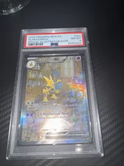 Alakazam EX Special Illustration Rare Sv: Scarlet & Violet 151,201/165 PSA 8 - Image 1