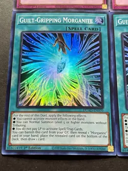 3x Guilt-Gripping Morganite + 3x Solemn Judgment | NM | 1st Editions | YuGiOh! - Image 3