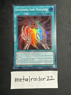 Yugioh Succumbing-Song Morganite ROTA-EN065 Super Rare 1st Edition Near Mint - Image 1
