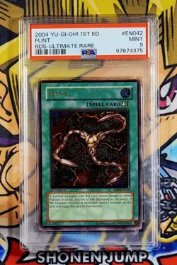 Yu-Gi-Oh! FLINT 1st Ed Rise Of Destiny RDS-EN042 PSA 9 Ultimate Rare MINT - Image 1