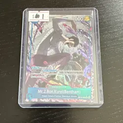 Bandai One Piece Card Game Mr.2.Bon.Kurei OP16-055 R Alt Art Holo - Image 3