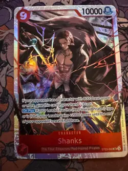 Shanks (002) ST23-002 Super Rare Starter Deck 23: RED Shanks One Piece Near Mint - Image 1
