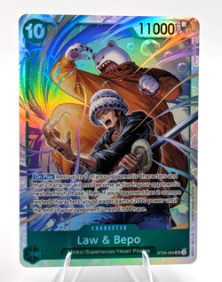 One Piece Law & Bepo ST24-004 - Starter Deck 24: GREEN (ST-24) - Image 1