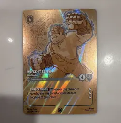 Disney Lorcana Wreck-It Ralph - Ham Hands Enchanted Foil 220/204 EN - Image 1