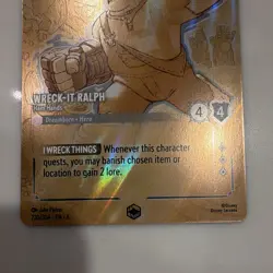 Disney Lorcana Wreck-It Ralph - Ham Hands Enchanted Foil 220/204 EN - Image 2
