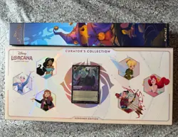 Disney Lorcana TCG Curator's Collection Heroines Edition/ foil mat/promo card - Image 1