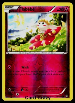 Flabebe 101/162 Reverse Holo - XY - BREAKthrough Pokemon Card [Near Mint] - Image 1