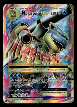 M Blastoise EX 102/108 Ultra Rare Evolutions Pokemon Card - Image 2