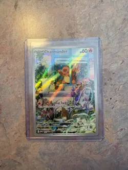 Pokemon TCG Illustration Rare Charmander NM Obsidian Flames ETB Promo Card 044 - Image 1