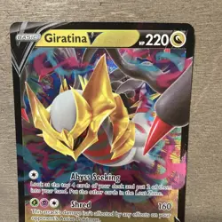Pokemon Card Giratina V 130/196 Lost Origin SWSH Half Art Rare Pack Fresh MINT - Image 2