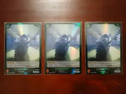 Godzilla Card Game TCG EBP02-065 SR Super Rare Foil Godzilla (1991) x3 Copies - Image 1