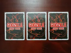 Godzilla Card Game TCG EBP02-065 SR Super Rare Foil Godzilla (1991) x3 Copies - Image 2