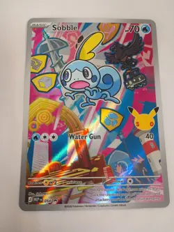 Sobble Promo Holo #054 Basic Water Pokemon TCG Card English 2026 - Image 1