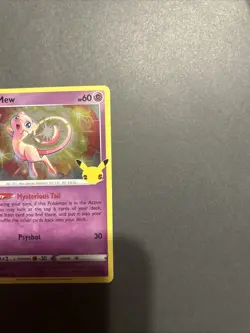Pokemon TCG Mew Celebrations Holo Rare Card 011/025 Mint Condition - Image 4
