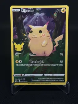 Pikachu 005/025 Celebrations 25th Anniversary Holo Rare Card NM - Image 1