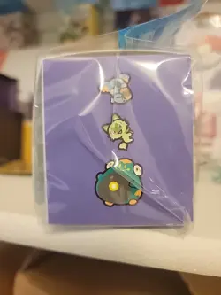 Mascot POKEMON TRAINERS card game violet double deck box case paldea - Image 4