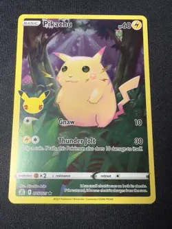 Pokemon Pikachu TCG Celebrations Card 005/025 - Image 1