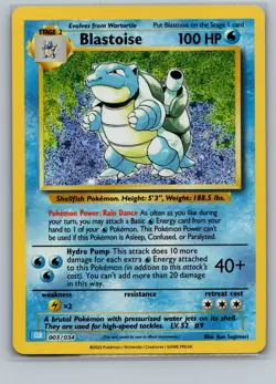 Blastoise Holo Trading Card Game Classic 003/034 2023 NM - Image 1