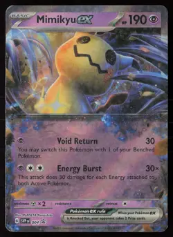 Mimikyu ex - 004 SV: Scarlet & Violet Promo Cards Promo Holo NM - Image 1