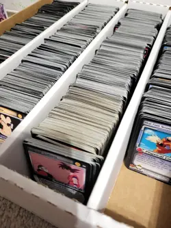 4 Row Box Of Score Dragon Ball Z DBZ Card Lot Vintage Saiyan - Kid Buu Saga & GT - Image 3