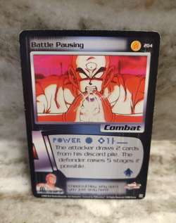 DRAGON BALL Z BATTLE PAUSING RARE CARD # 204 CCG TCG - Image 1