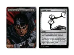MTG Alter -Berserk - 2 card lot - K'rrik & Arcane Signet - Image 1
