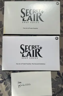 MTG: Secret Lair Art of Frank Frazetta Non-Foil Combo New in Sealed Packs - Image 1